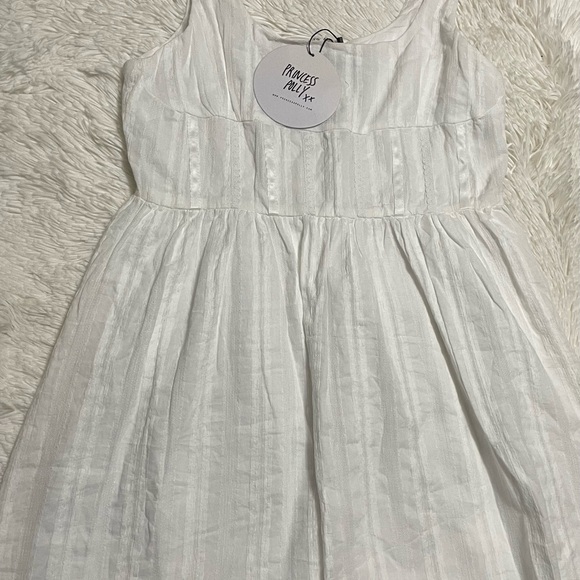 #135 PRINCESS POLLY LORINDA MINI DRESS WHITE - Picture 6 of 7